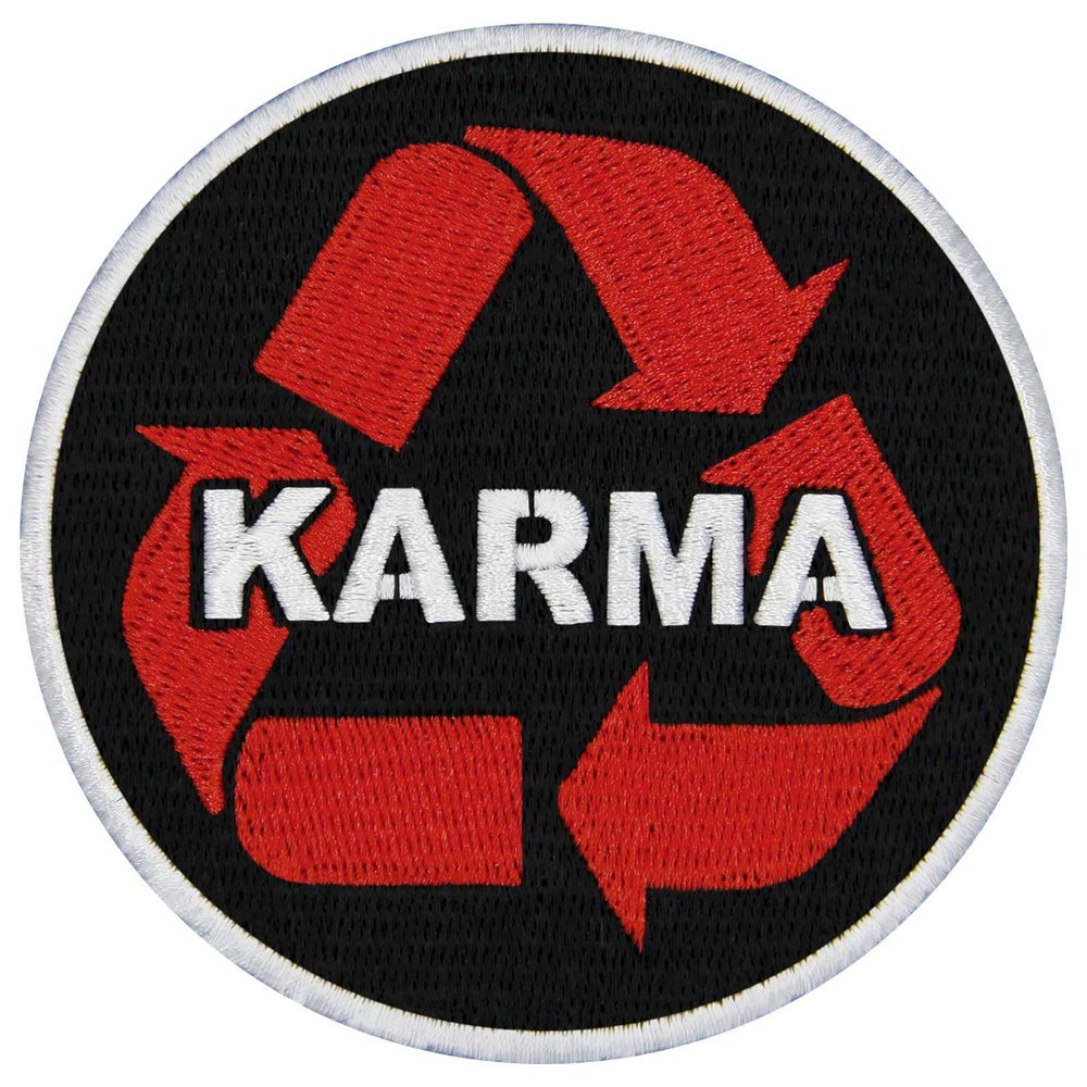 EmbTao Karma Embroidered Iron-On Patch