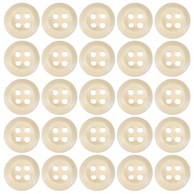 PATIKIL Wooden Buttons 2/5 Inch (10mm) 80 Pack