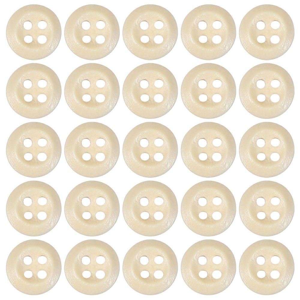 PATIKIL Wooden Buttons 2/5 Inch (10mm) 80 Pack