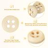 PATIKIL Wooden Buttons 2/5 Inch (10mm) 80 Pack view 3