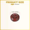 PATIKIL Wooden Buttons 4/9 Inch (11.5mm) - 80 Pack view 2