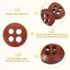 PATIKIL Wooden Buttons 4/9 Inch (11.5mm) - 80 Pack view 3