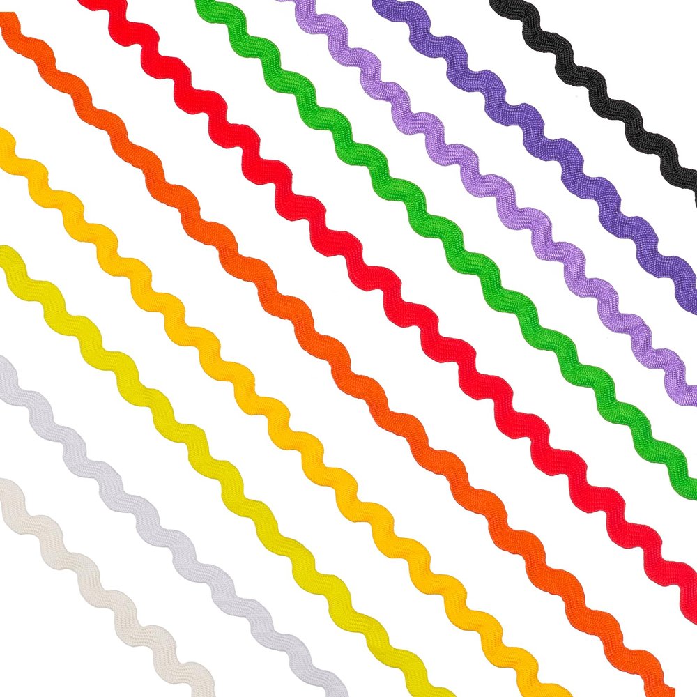 letsinstyle 10 Pack 5 Yards Wavy Fringe Trim