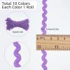 letsinstyle 10 Pack 5 Yards Wavy Fringe Trim view 2