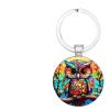 Owl Keychain for Women | Cute Animal Keychain for Adults & Kids - Modern Accessory & Gift view 1