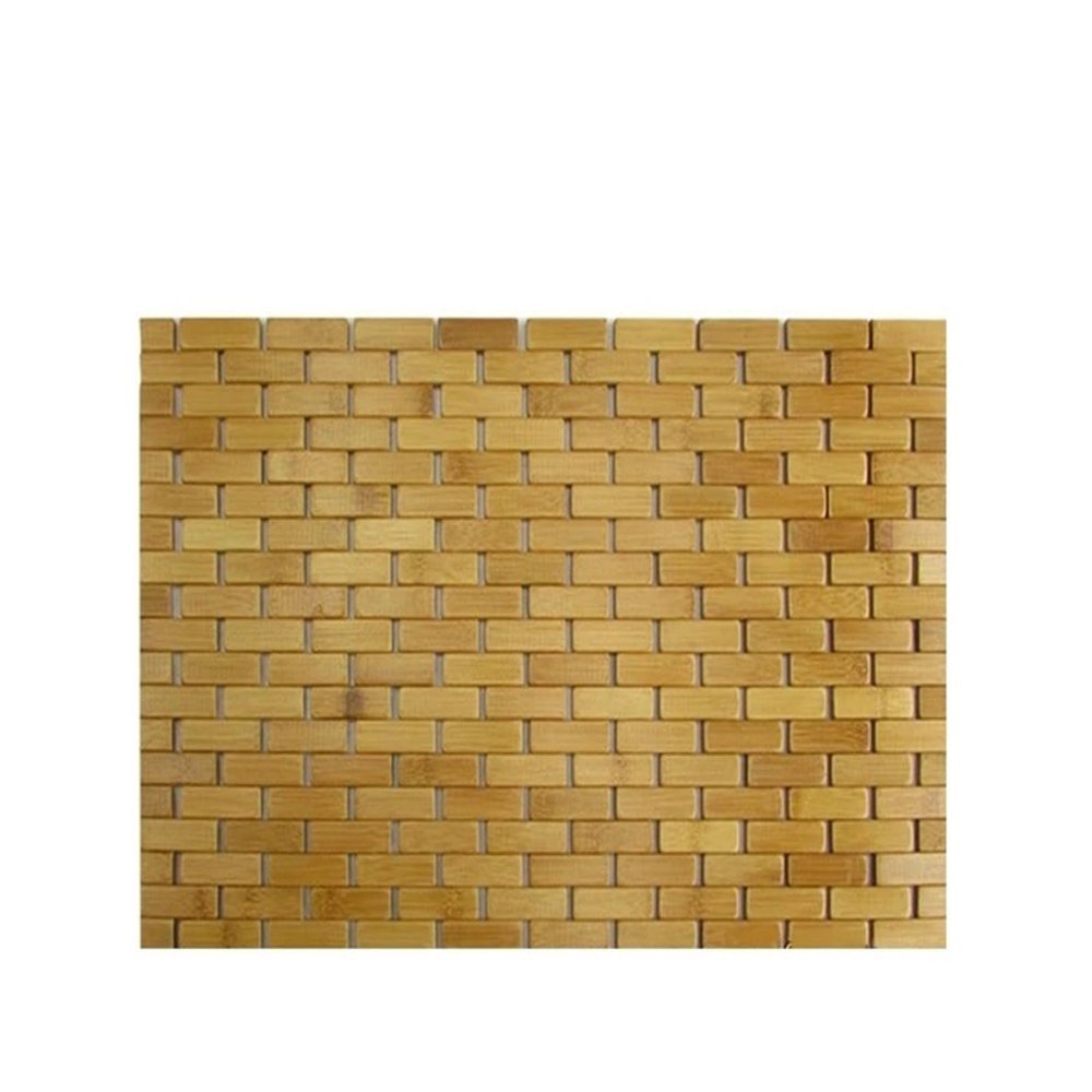 XIUsheUA Bamboo Bath Mat, Foldable Non-Slip Shower Floor Mat