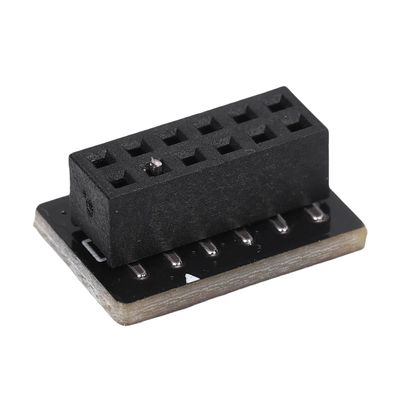 LPC TPM 2.0 Security Module, 12-Pin Encryption Remote Card with SLB9665 Chipset for 11 Desktop Motherboards