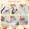 RCYHCY 6-Piece Autumn Candle Tattoo Water Transfer view 3