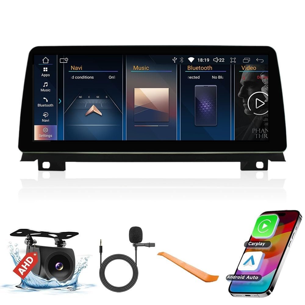 12.3" Octa-Core 8GB+64GB CarPlay Android Auto GPS Stereo Head Unit for BMW 7 Series F01 (2009–2012)