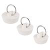 QUARKZMAN Drain Stopper Set, 3 Sizes with Hanging Ring view 1