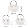 QUARKZMAN Drain Stopper Set, 3 Sizes with Hanging Ring view 2