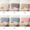 Washable Velvet Headboard Protector Cover for Queen, King, Full, Twin and California King, Quilted, Dustproof, with Pocket, D, 180 cm view 3