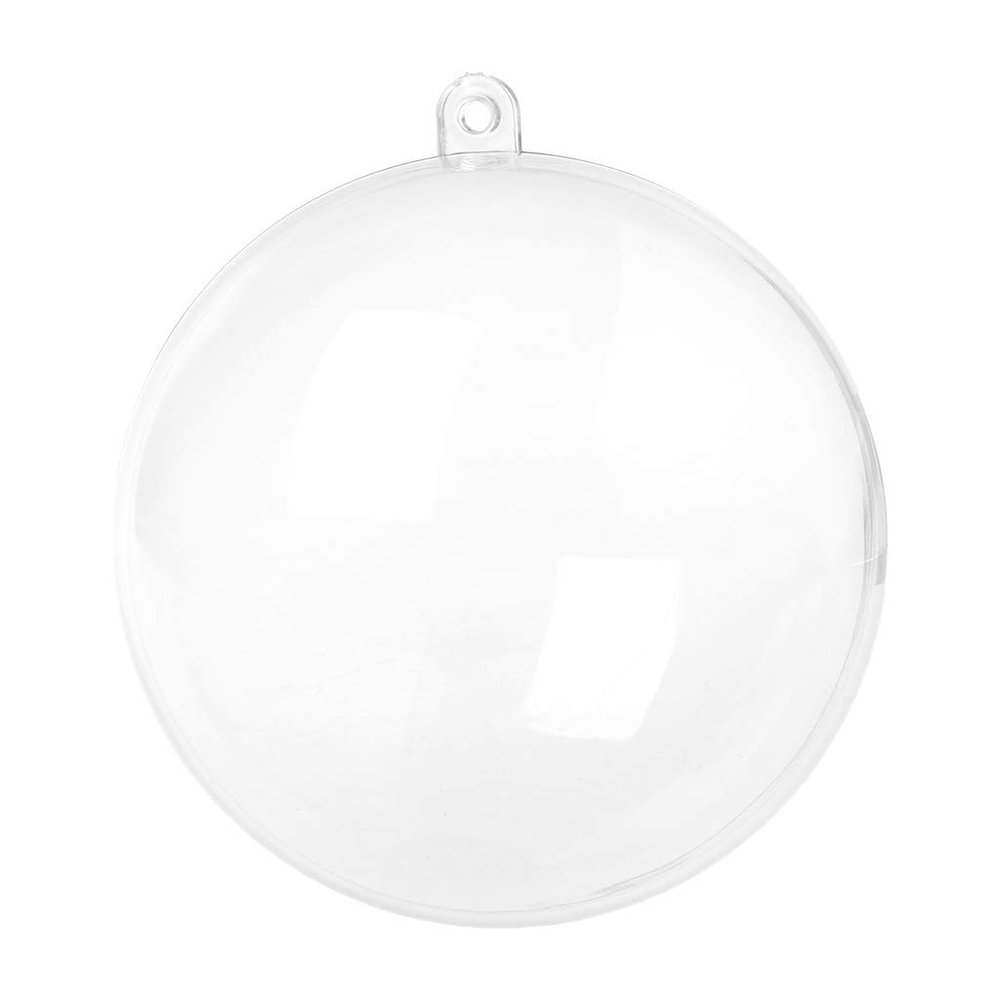 Exquisite Clear Hanging Hollow Drop Ornament 10cm