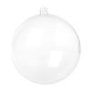 Exquisite Clear Hanging Hollow Drop Ornament 10cm view 1