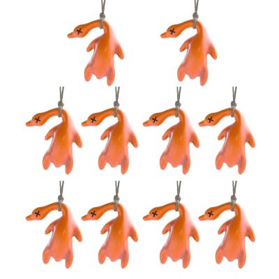 SueaLe Pack of 10 Sunlight-Activated Duck Pendants