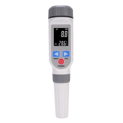 Syrisora pH Meter, Negative Color LCD Screen, Red Color, 0.05 Accuracy, Portable Temperature pH Test Pen, pH Water Quality Tester