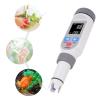 Syrisora pH Meter, Negative Color LCD Screen, Red Color, 0.05 Accuracy, Portable Temperature pH Test Pen, pH Water Quality Tester view 3