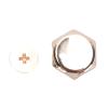 30 Sets Mini Zinc Alloy Flat-Head Purse Bottom Rivets and Screws (Gold) view 3