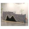 ZXCASDF Modern Multifunctional Reception Counter for Offices, Right-8, 100 cm / 39.4 in view 1