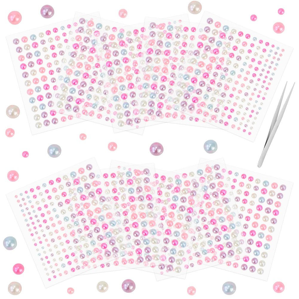 1650 Self-Adhesive Half Pearls DIY