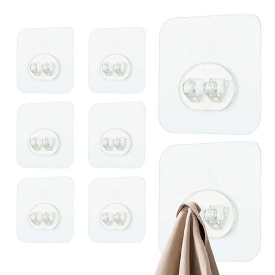 Transparent Sticky Wall Hooks