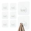 Transparent Sticky Wall Hooks view 1