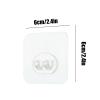 Transparent Sticky Wall Hooks view 2