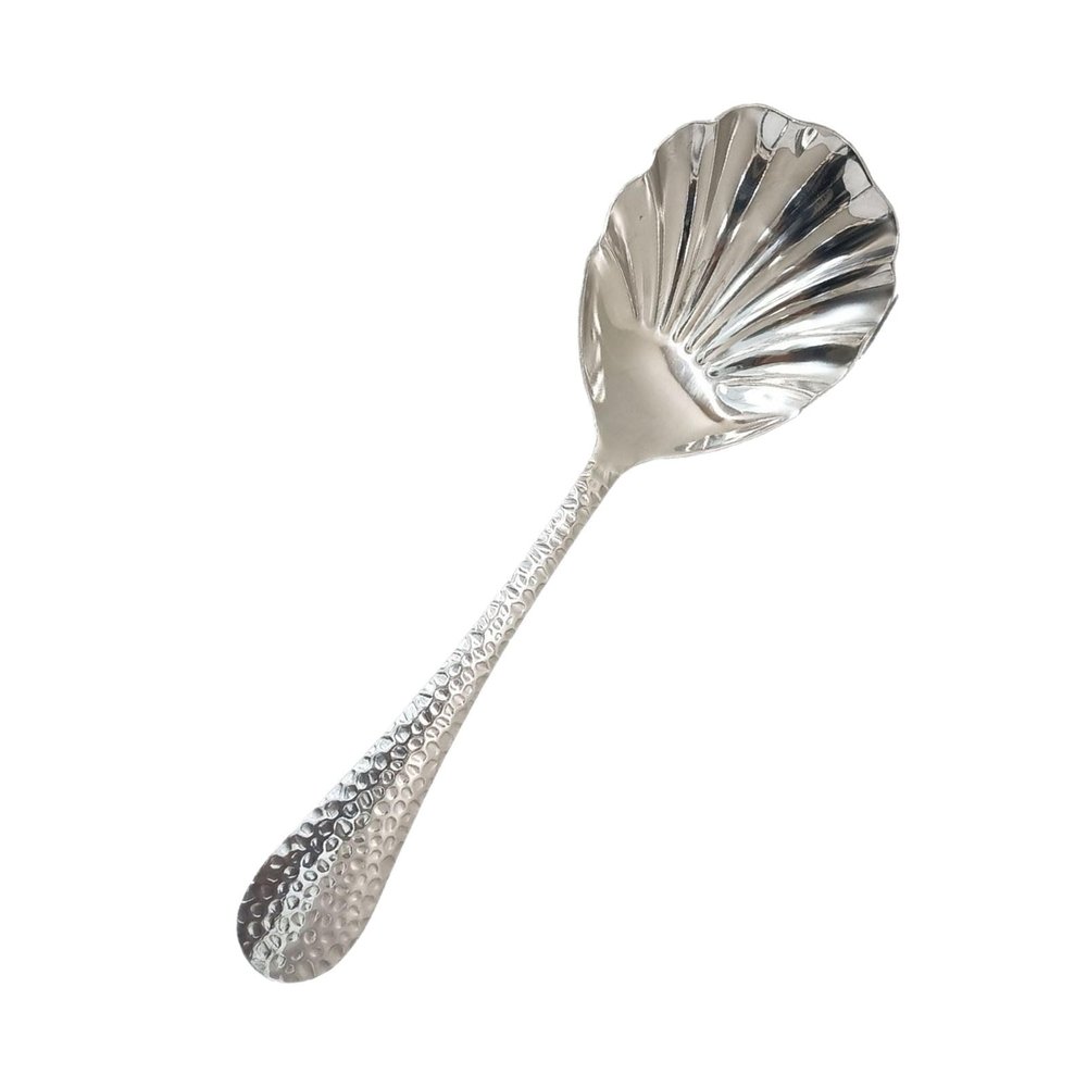 Elegant Shell Soup Spoon Stainless Steel
