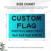 HWFOI Personalized Flag, Custom Design 5 x 8 ft, Add Your Own Image and Text, Wall and Yard Decor, Camping Flag, No Pole Included view 3