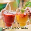 Morocket 6-Pack Bubble Tea Straws - 14mm Wide, 21.5cm Boba Straws with Cleaning Brush view 4