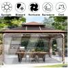 Transparent, Heavy-Duty Waterproof Tarp with Grommets, 6 x 1.2 m view 2