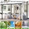 Transparent, Heavy-Duty Waterproof Tarp with Grommets, 6 x 1.2 m view 3