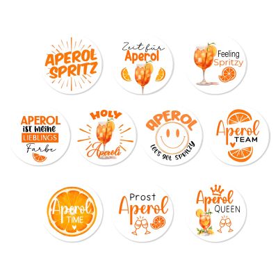 Yunova Aperol Coaster Set of 10