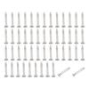 PATIKIL 50-Pack #12 x 1-1/2 in. Phillips Flat-Head Self-Tapping Stainless Steel Wood Screws view 1