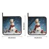 Heat-Resistant Snowman Pot Holders, 2-Piece Set view 4