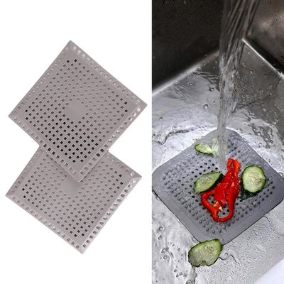 2-Pack Silicone Drain Protectors with Suction Cups