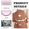 TOAOB 200 Pcs Jump Rings 8 mm Stainless Steel view 4