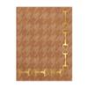 Paper Napkins Houndstooth Pattern with Gold Print 33 x 33 cm 2-Ply (12 Pack) view 1