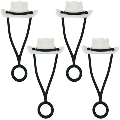 Luxylei Cowboy Hat Straw Covers, 4 Pack