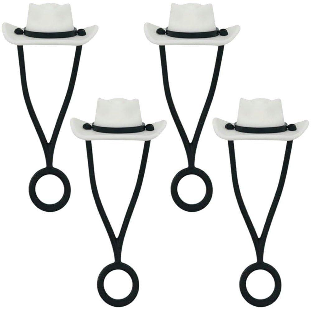 Luxylei Cowboy Hat Straw Covers, 4 Pack