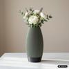 ebenkunst Curvela Vase 25 cm, Shatterproof, Waterproof, Green view 2