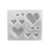 Glossy Heart-Shaped Silicone Resin Mold view 1
