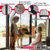 Magnetic Insect Screen Door Curtain 97 x 192 cm, Black view 4
