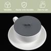 Reusable Glass Covers, 3-Pack Silicone Lids, Dust Covers for Cups view 4