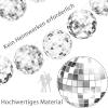 Ovanda Silver Disco Decoration Garland view 3