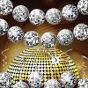 Ovanda Silver Disco Decoration Garland view 4