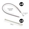 AIRTILY 4-Piece Spring Threader & 2-Piece Closed Mouth Belt Tool view 2