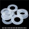 UZAMIRLEX Silicone Gaskets, 10 Flat Washers for Faucets, M2–M12 (4 x 8 x 1.5 mm) view 3