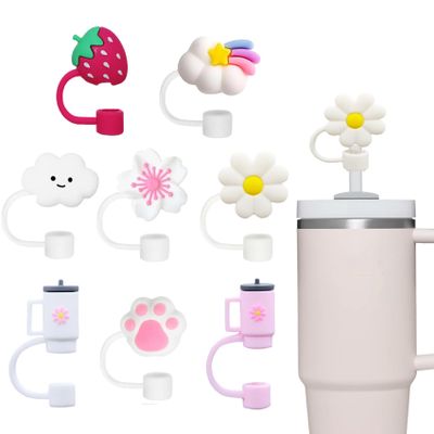 jatimdotin 8-Pack Straw Covers