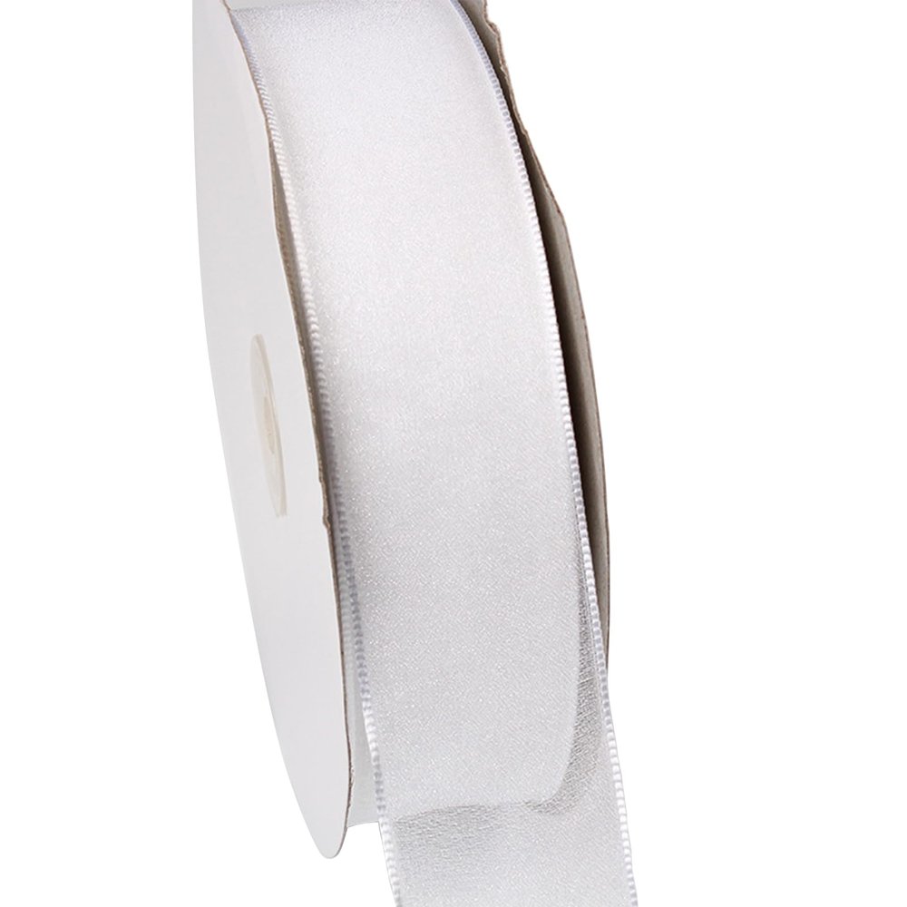 Soulnioi Organza Ribbon, 16 mm x 90 m, Nylon Craft Ribbon for Crafts, Flower Bouquets, Weddings and Party Decorations (001)